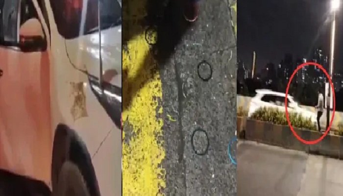 Wउद्धव ठाकरे के काफिले पर हमला, फेंकी चूड़ियां और गोबर