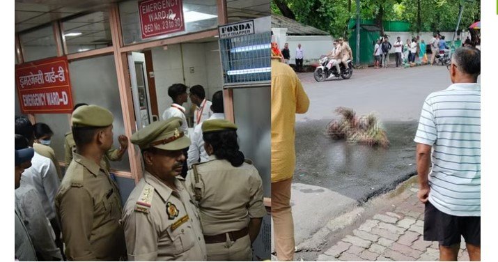 Wसपा कार्यालय के सामने महिला ने किया आत्मदाह का किया प्रयास