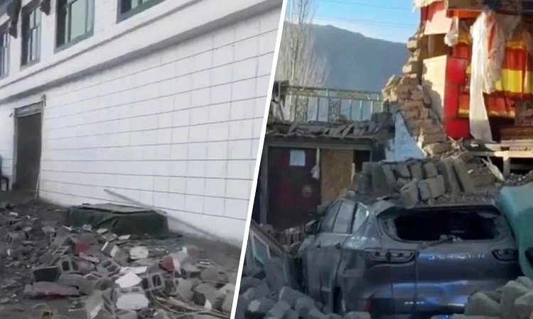 Wतिब्बत में 7.1 तीव्रता का जोरदार भूकंप, 95 की मौत; नेपाल से बिहार-सिक्किम-बंगाल तक हिली धरती