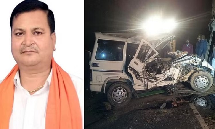 Wसीतापुर में पेड़ से टकराई तेज रफ्तार बोलेरो, भाजपा नेता की मौत