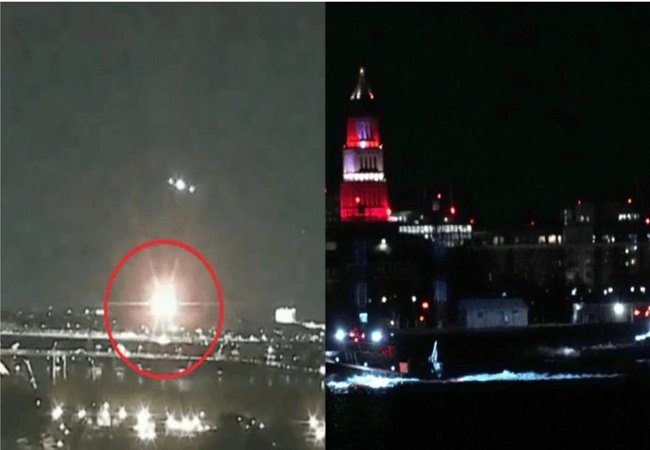 Wअमेरिकी सेना का ब्लैकहॉक यात्री प्लेन से टकराया, क्रैश होकर नदी में गिरे, 19 शव मिले