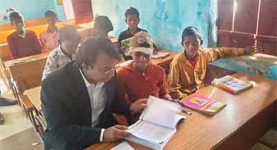 उप जिलाधिकारी ने विद्यालय का किया निरीक्षण, दिये दिशा निर्देश