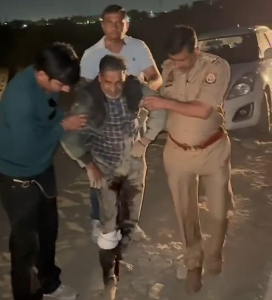 Wपुलिस मुठभेड़ में 25 हजार का इनामी बदमाश गिरफ्तार