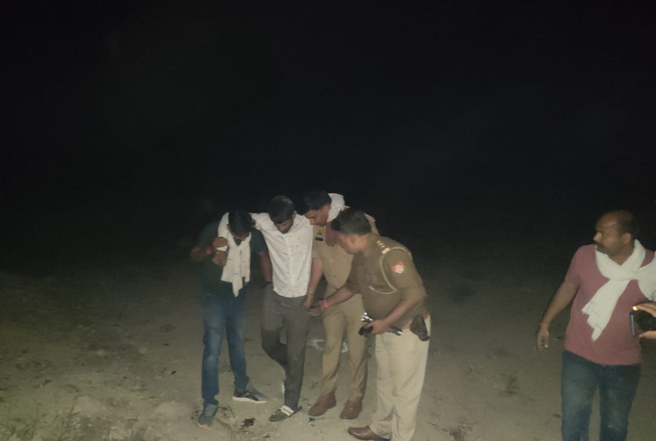 Wगौकशी के आरोपियों और पुलिस के बीच मुठभेड़, एक घायल, दो गिरफ्तार