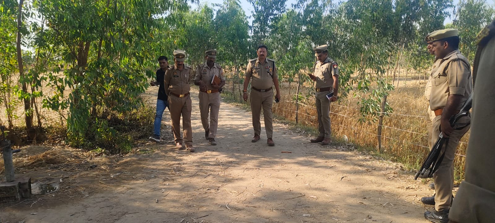 Wखेत हड़पने के लिए भतीजों ने वृद्ध चाचा की मुंह कुचल कर निर्ममता से कर डाली हत्या