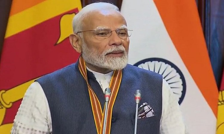 Wश्रीलंका ने पीएम मोदी का ‘मित्र विभूषण’ से किया सम्मानित