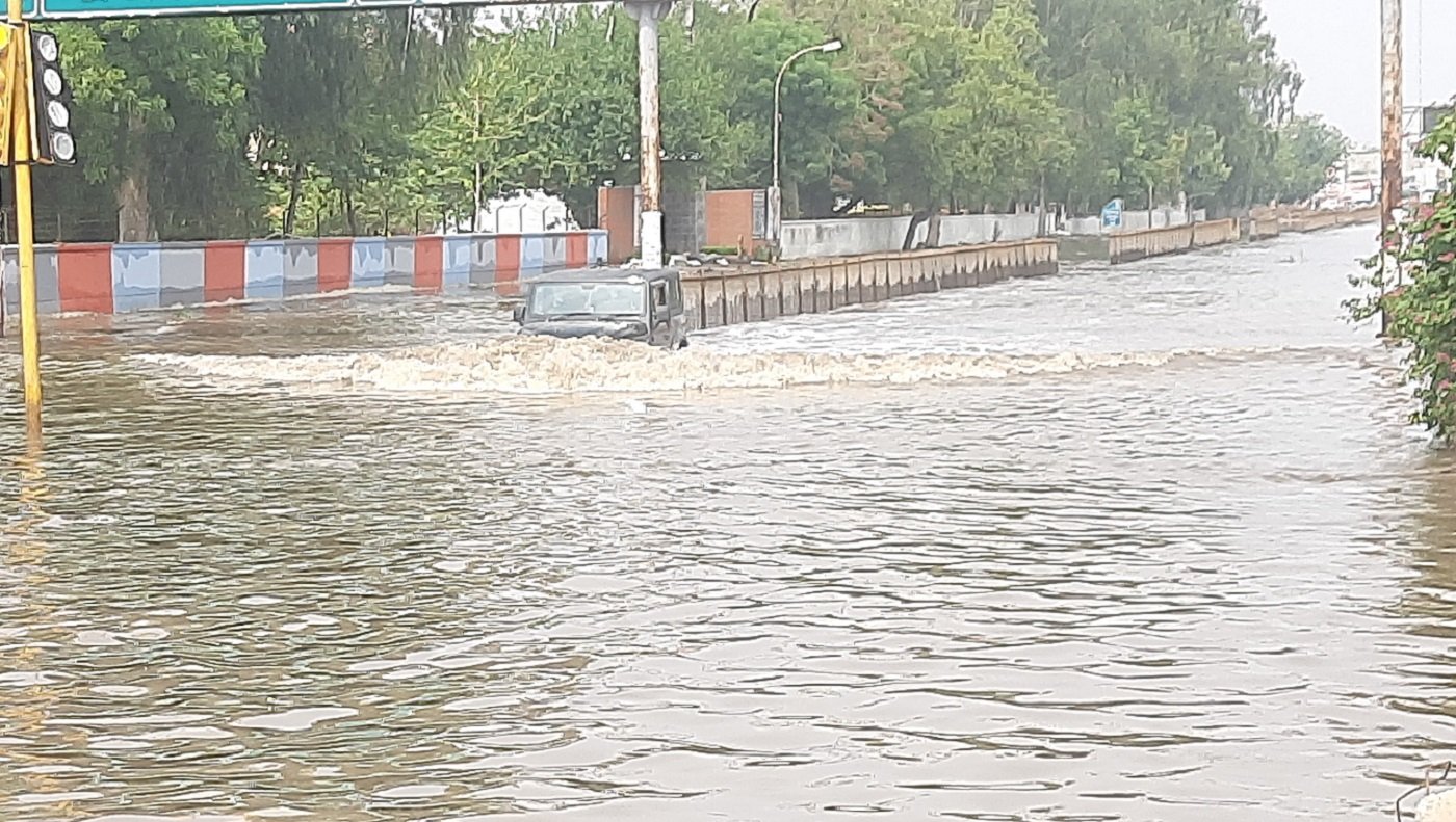 Wशहर के जल भराव की समस्या का एक मात्र है मास्टर प्लान