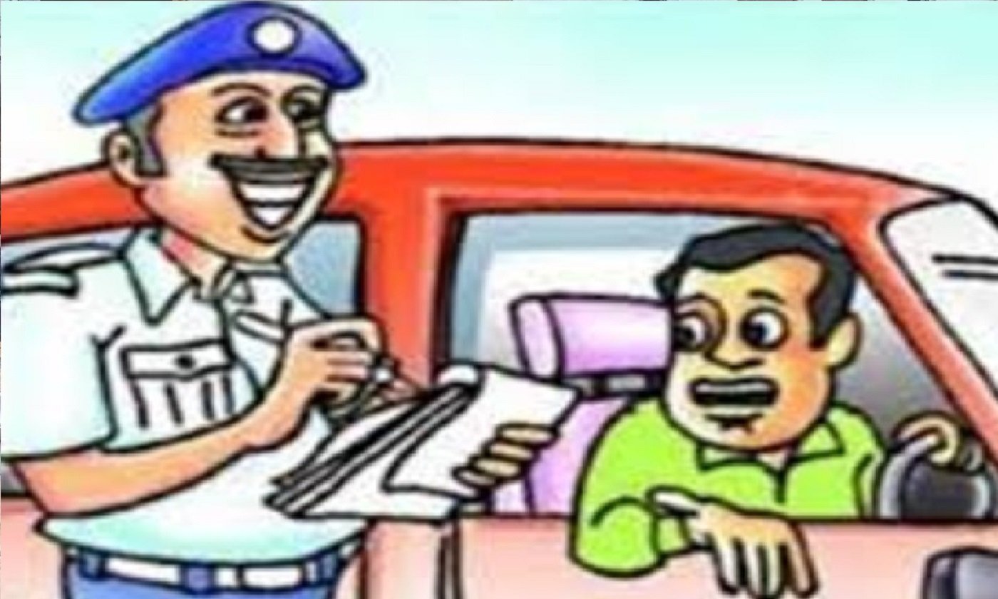 Wचेकिंग अभियान के जरिए लोगों को यातायात नियमों के प्रति किया गया जागरूक