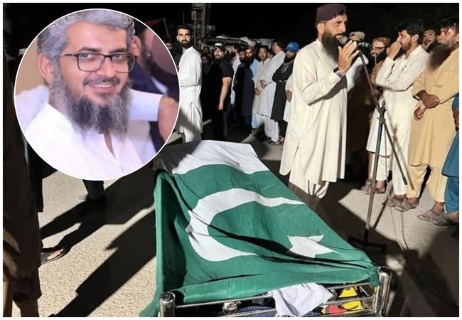 PAK ने फिर आतंकवाद के लिए दिखाई हमदर्दी, आतंकी सैफुल्लाह का पाकिस्तानी झंडे में निकला जनाजा