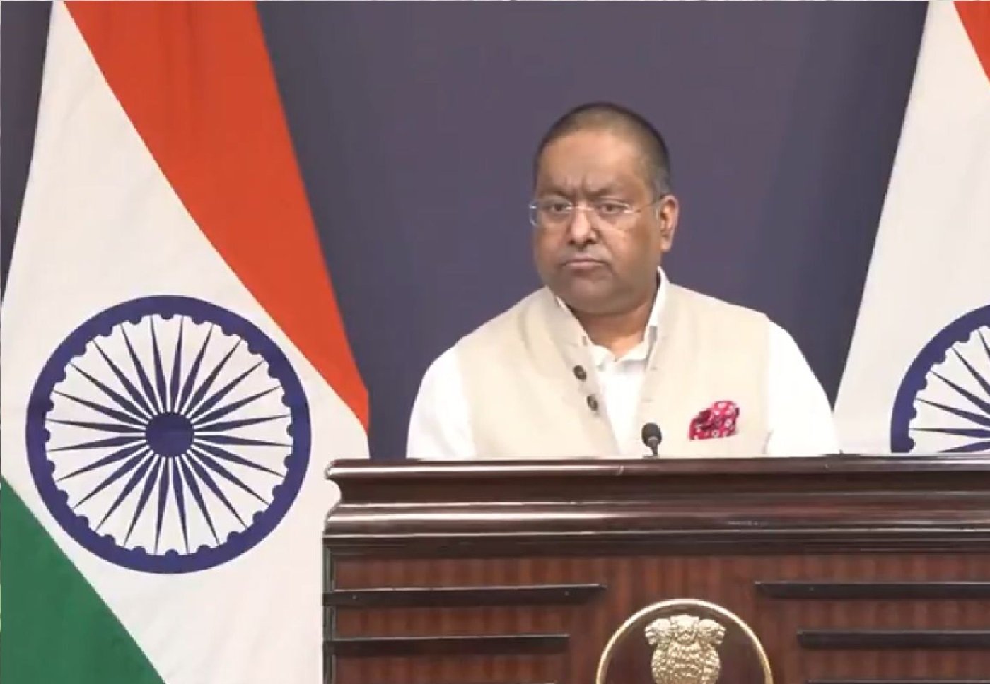 रणधीर जायसवाल का बयान- कब्जाए गए भारतीय क्षेत्र को खाली करे पाकिस्तान