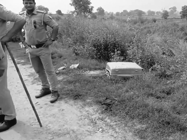 Wनहर किनारे मिला लावारिश सूटकेस, अज्ञात महिला का शव मिलने से हड़कंप