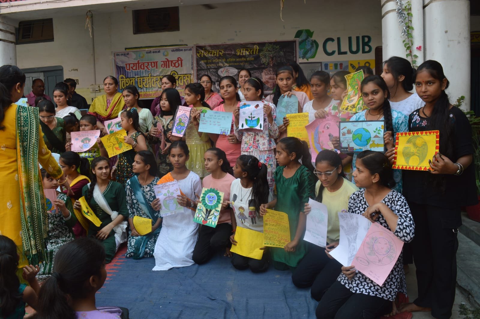 Wसंस्कार भारती की कार्यशाला में मनाया गया विश्व पर्यावरण दिवस