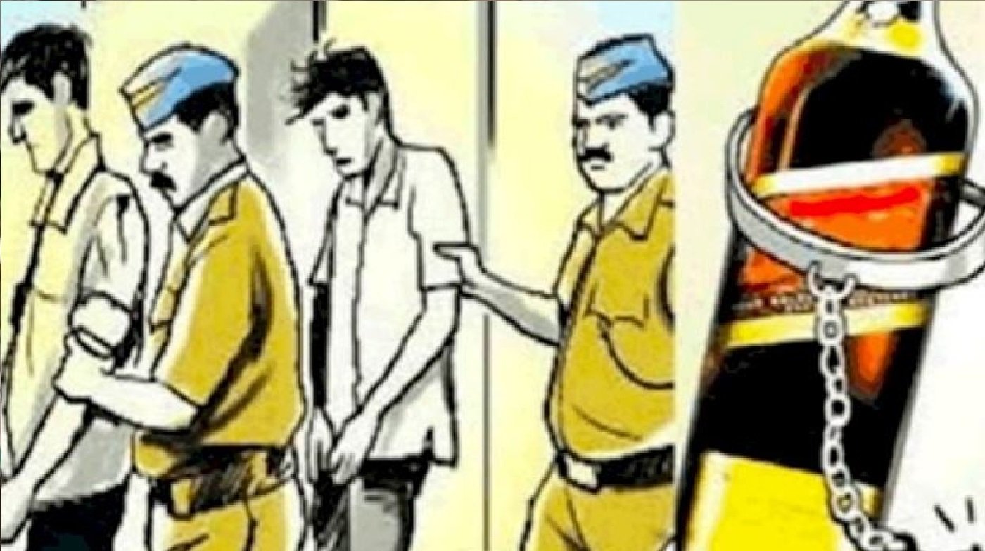 Wअवैध शराब बिक्री का भंडाफोड़, एक युवक गिरफ्तार