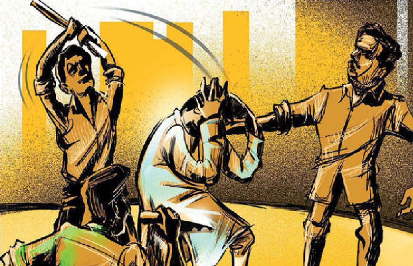 Wसीढ़ी हटाने को लेकर दो पक्षों में विवाद, लाठी-डंडे और ईंट-पत्थर चले, तीन घायल