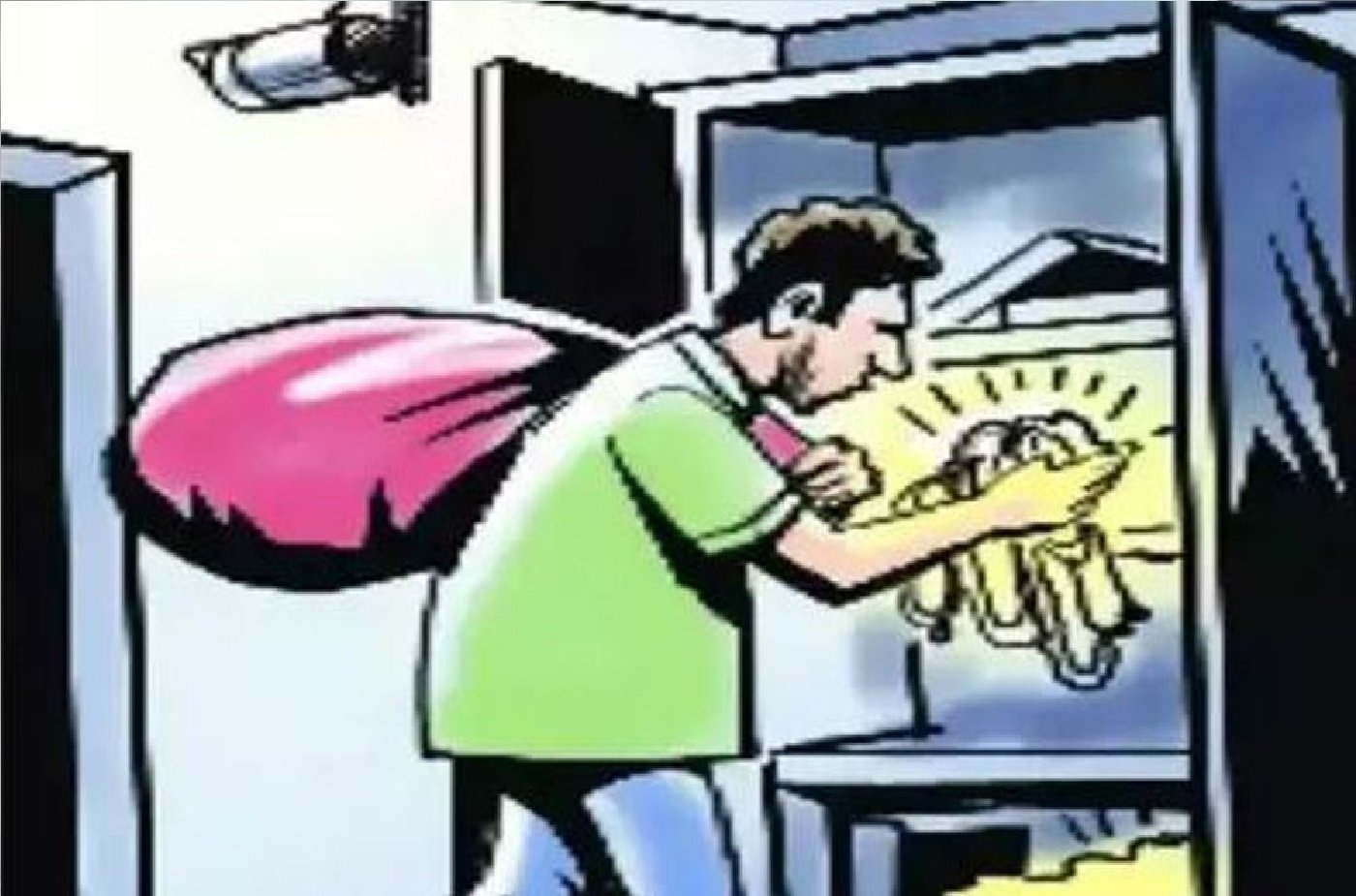 Wअज्ञात चोरों ने लाखों की नगदी और जेवर पर किया हाथ साफ