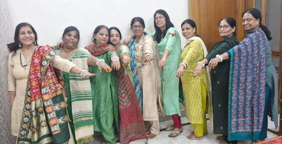 Wसावन मास में धूम धाम से मनाया हरियाली तीज उत्सव