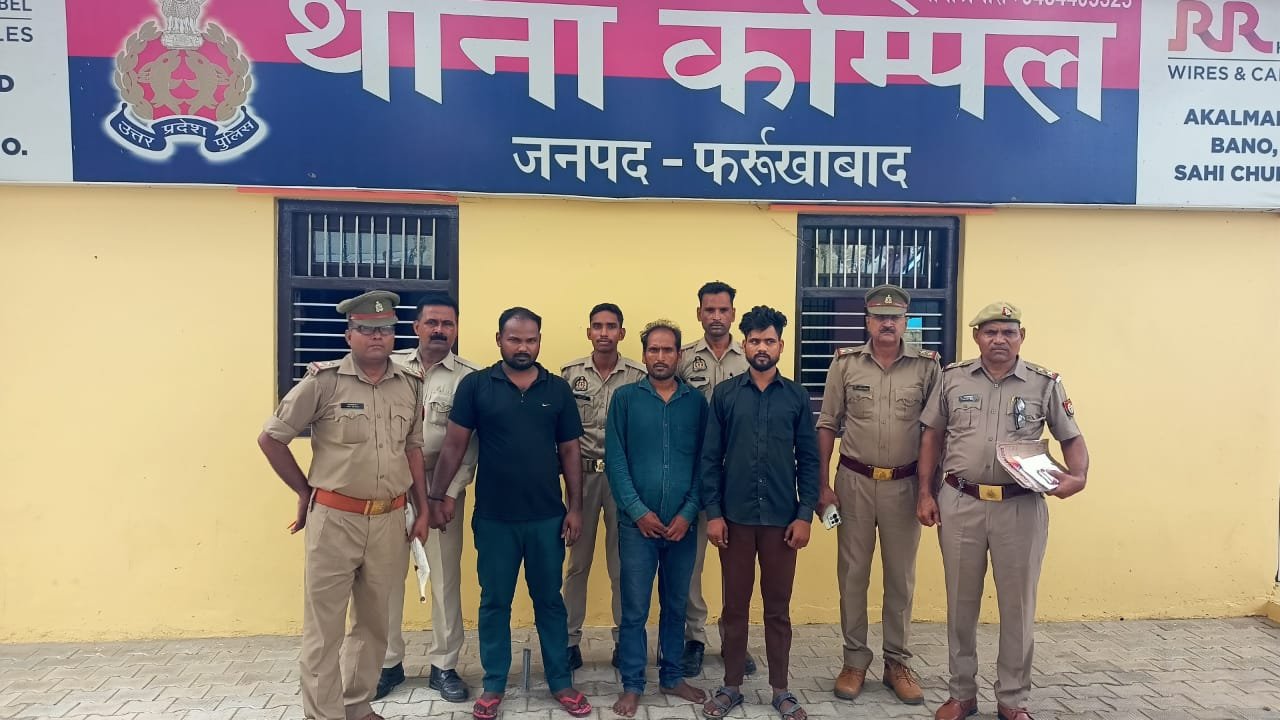 Wकिराना दुकान और ट्रांसफार्मर चोरी के आरोप में तीन गिरफ्तार, उपकरण व नगदी बरामद