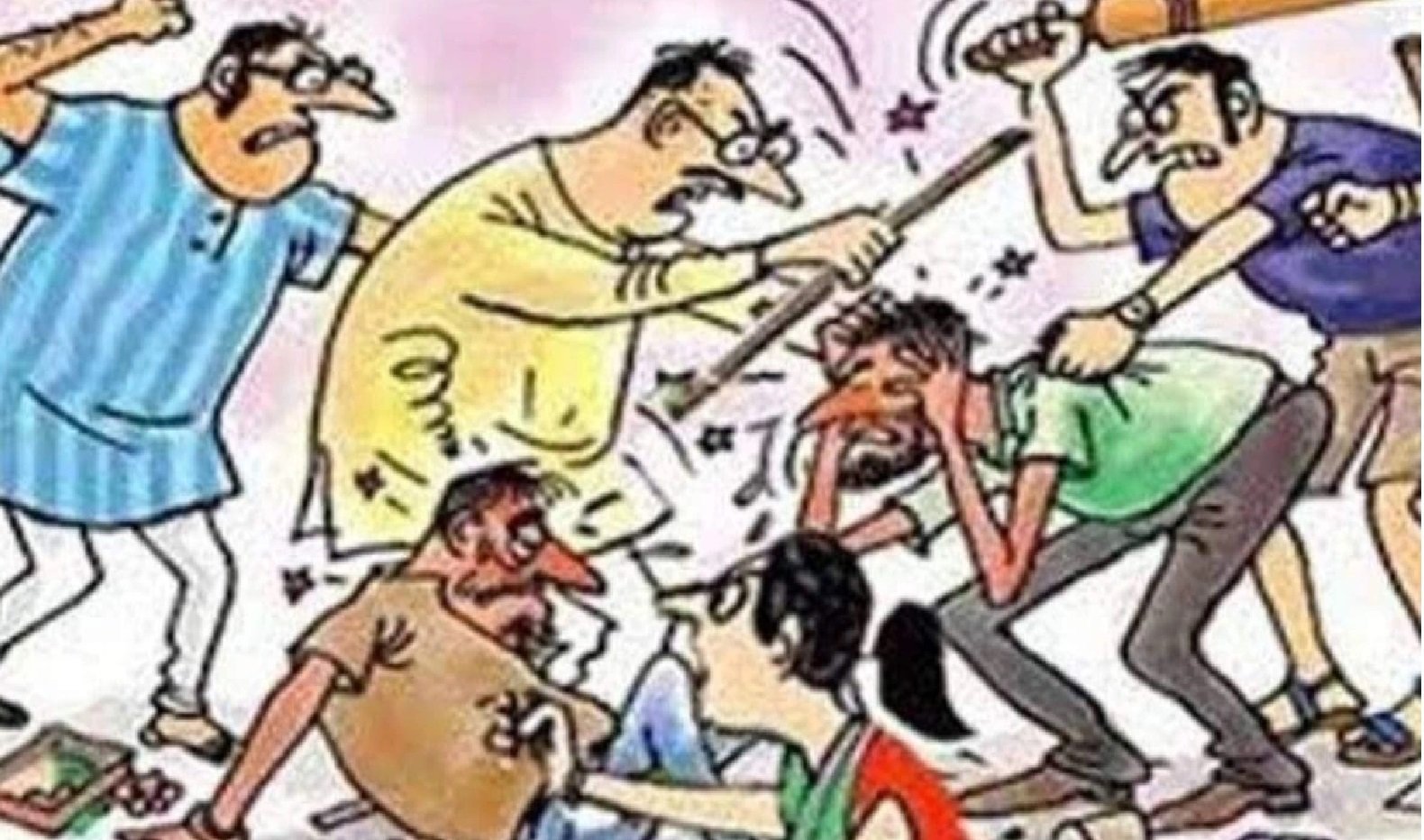 Wफर्नीचर दुकानदार से मारपीट, तीन लोग घायल