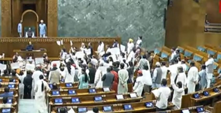 Wविपक्ष के हंगामे से लगातार तीसरे दिन नहीं चला सदन